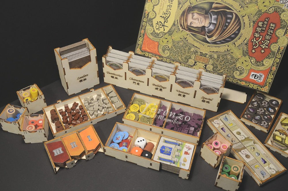 烏鴉盒子 輝煌的羅倫佐 木製收納盒 Lorenzo il Magnifico Wooden Insert