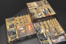 將圖片載入圖庫檢視器 烏鴉盒子 瘋狂詭宅(第二版) 木製桌遊收納盒 Mansion of Madness 2nd Edition Wooden Insert
