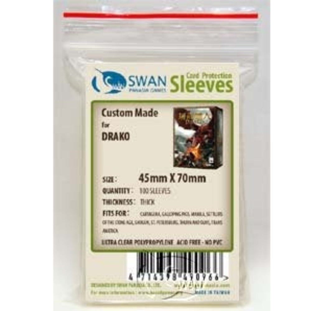 Swan 透明厚卡套 Card Sleeves Thick 45 x 70 mm (100pcs)