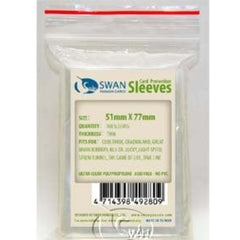 Swan 透明厚卡套 Card Sleeves Thick 51 x 77 mm (160pcs)