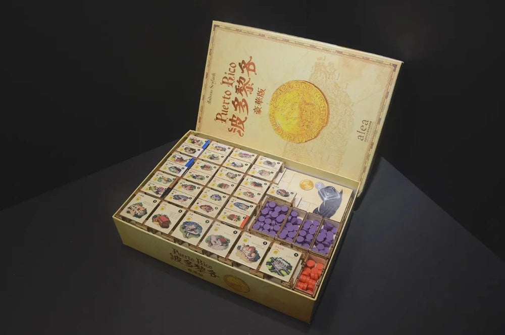 烏鴉盒子 波多黎各豪華版 木製收納盒 Puerto Rico Deluxe Wooden Insert