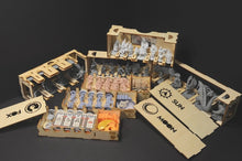 Load image into Gallery viewer, 烏鴉盒子 旭日戰魂錄 + KS升級套件 木製桌遊收納盒 Rising Sun + KS upgrade pack Wooden Insert
