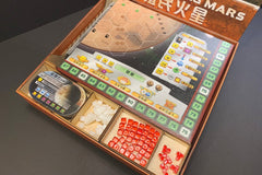 烏鴉盒子 殖民火星 木製桌遊收納盒 Terraforming Mars Wooden Insert