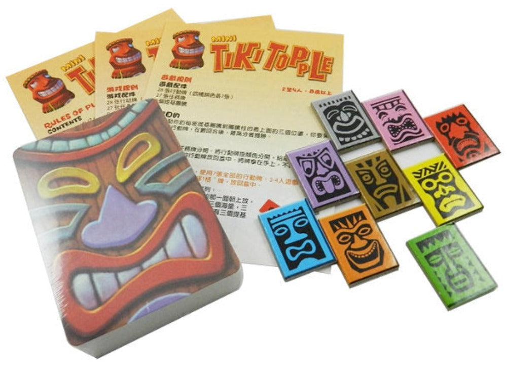 Tiki Topple - Gioco Da Tavolo Gamewright - Nuovo Sigillato - Foto 3
